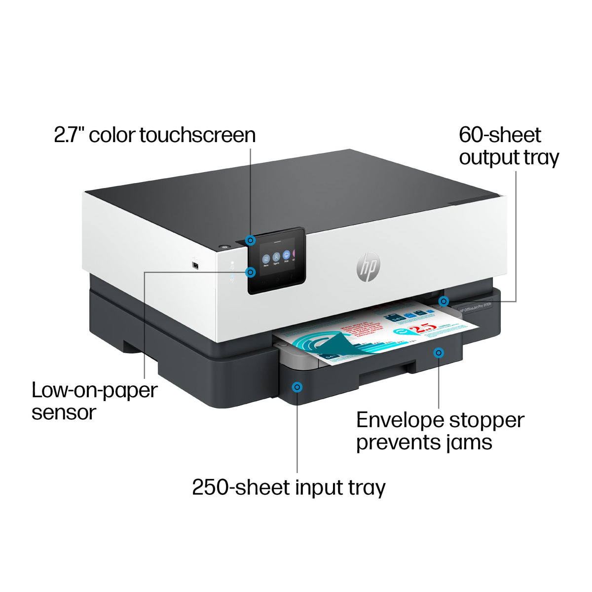 HP OfficeJet Pro 9110b Color Inkjet Printer | Wireless
