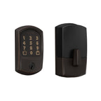 Schlage Encode Smart WiFi Deadbolt Lock with Century Trim, Matte Black