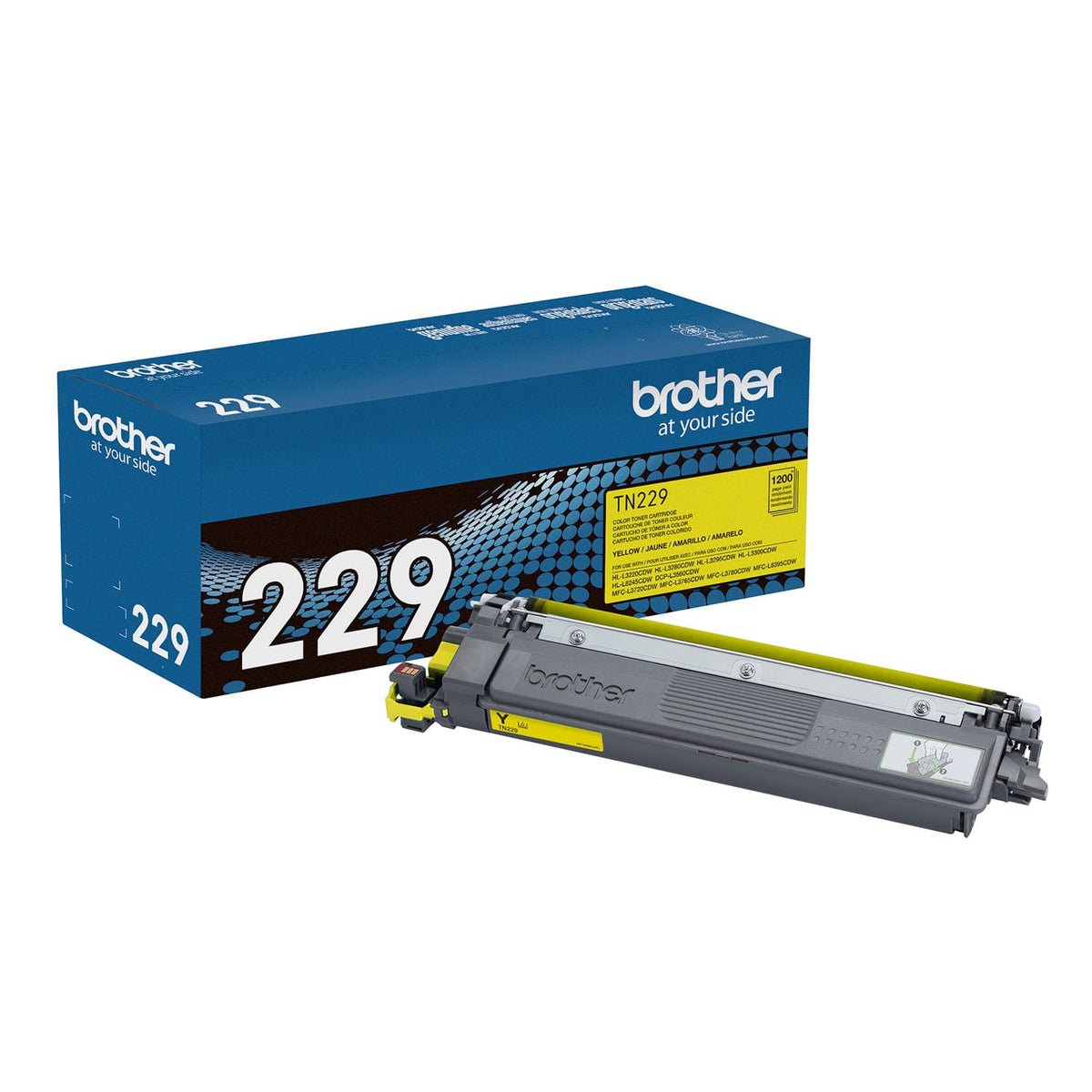 Brother Genuine TN2294PK Standard Yield 4-Pack Printer Toner Cartridges - Black, Cyan, Magenta, Yellow Toner Multipack