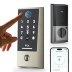 TCL Smart Lock D2 Pro, Palm Vein Keyless Entry Deadbolt Door Lock with APP