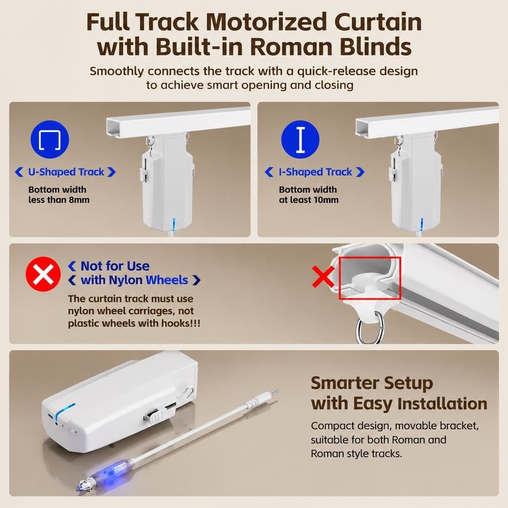 Smart Curtain Motor Slide-Out Remote Opener