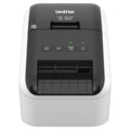 Brother QL-800 High-Speed Professional Printer, Plug & Label, DK Pre-Sized, Multi-System Compatible, Black & Red, USB Cable Included