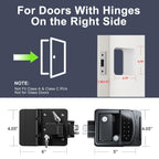 RV Door Lock Replacement, All-Metal Smart Keyless Entry Camper Door Lock