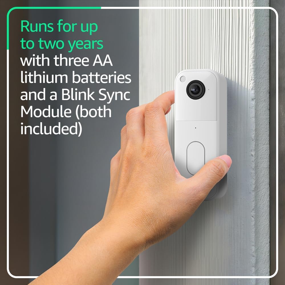 Amazon Echo Show 5 with Blink Video Doorbell (newest model), Designed for Alexa+