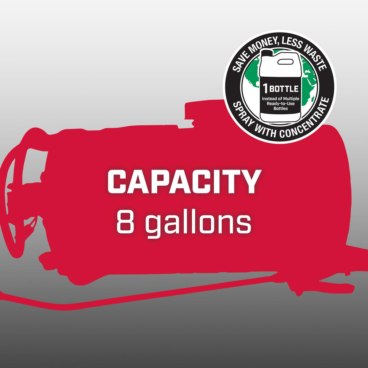 CHAPIN 97084 8-Gallon ATV/UTV Sprayer with 12V Pump & 15-Ft Hose