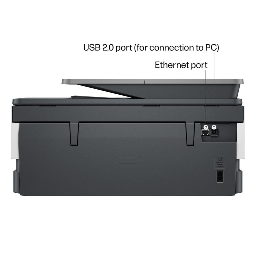 HP OfficeJet Pro 8125e Wireless All-in-One Color Inkjet Printer, Print, scan, Copy, ADF, Duplex Printing Best-for-Home Office, 3 Month Instant Ink Trial Included, AI-Enabled (405T6A)