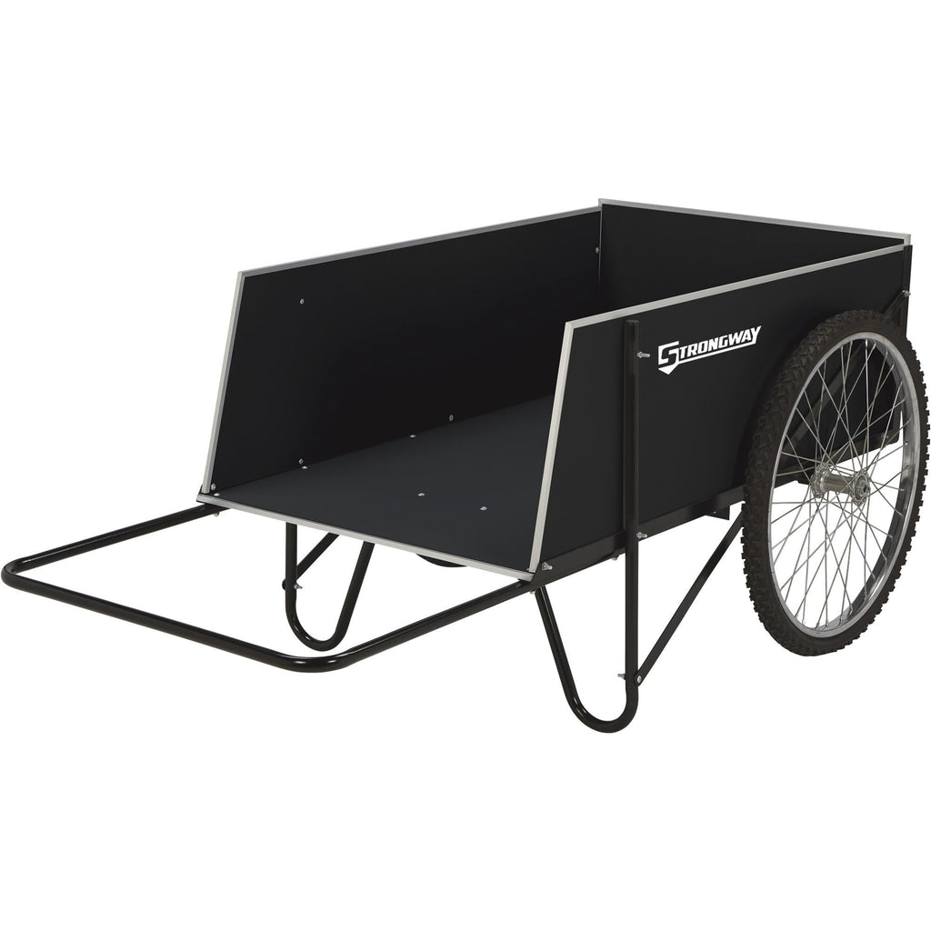 Strongway Garden Cart, 400-Lb. Capacity, 48in., 14 Cu. Ft. 48in.L x 29in.W