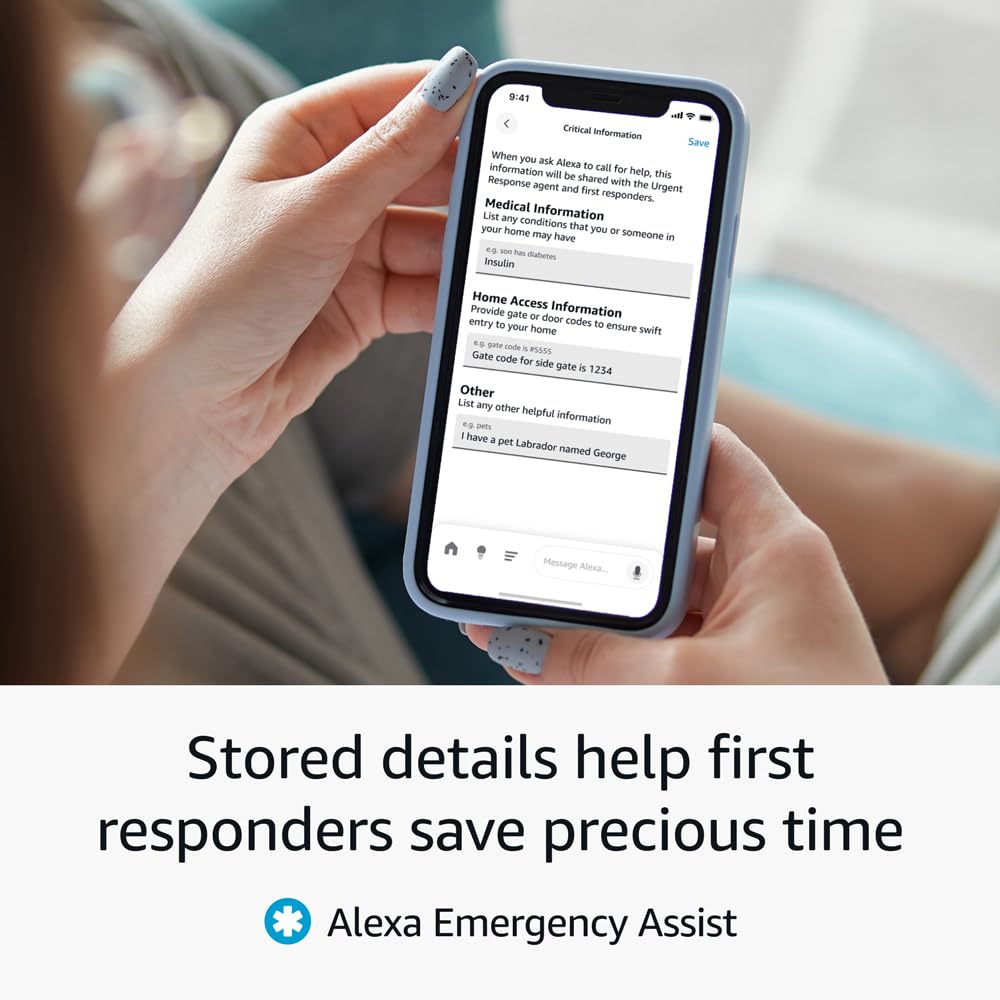 Echo Show 15 (newest model) bundle with Alexa Emergency Assist (annual auto-renewal subscription)