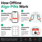 igloohome Keybox 3 Smart Lock Box, Large Key Safe w/Airbnb Sync (iOS/Android) – Remotely Generate Bluetooth-Keys & Pin Codes Without Internet