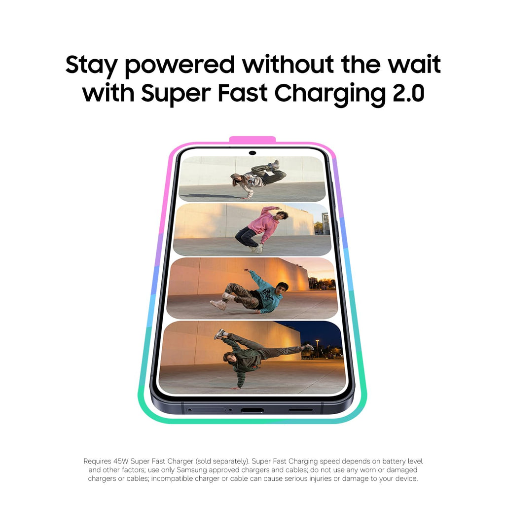 Samsung Galaxy A37 5G (2026), Unlocked Android Smartphone, 128GB, AMOLED Display, Triple Camera, IP68, Slim Phone, 5000mAh Battery, US Version, US 1 Yr Warranty, Awesome Charcoal