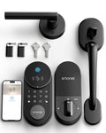 SMONET Smart Front Door Lock Set, Apple Home Key Built-in WiFi Deadbolt