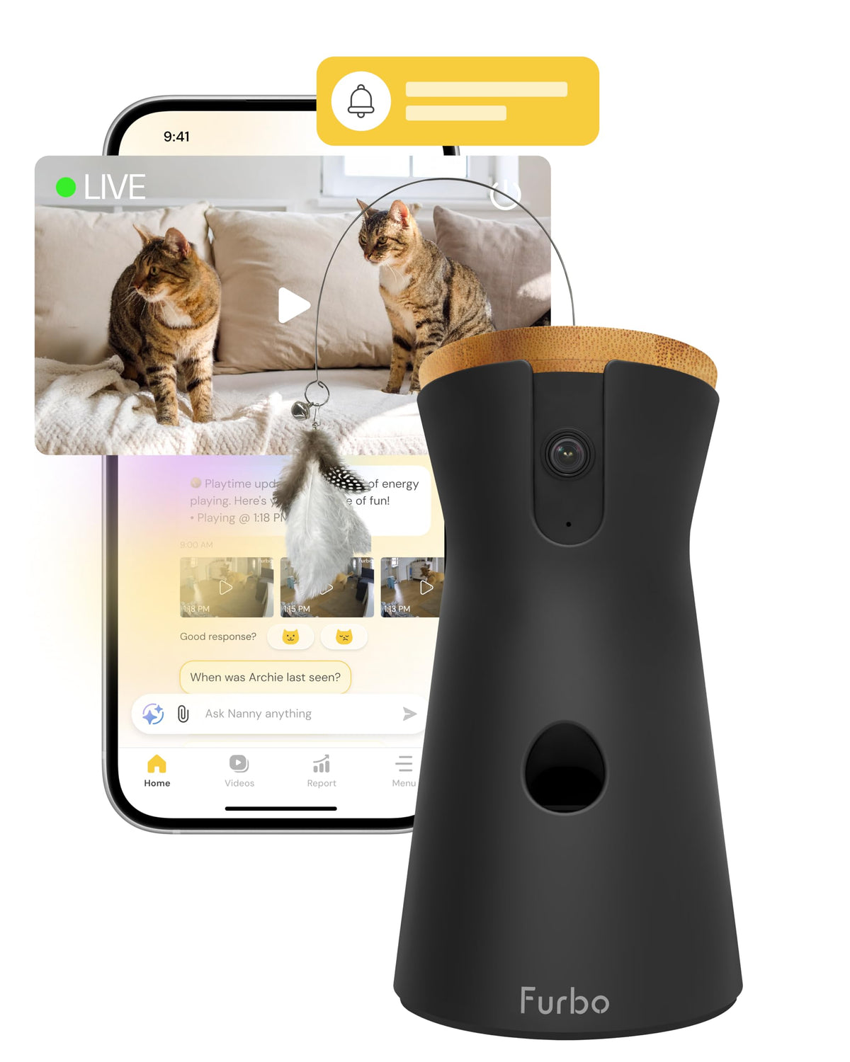Furbo 360° Dog Camera [Core Features, No Ongoing Cost]
