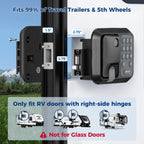 ONNAIS Keyless RV Door Lock with 0–9 Keypad & One-FOB Dual Lock Control