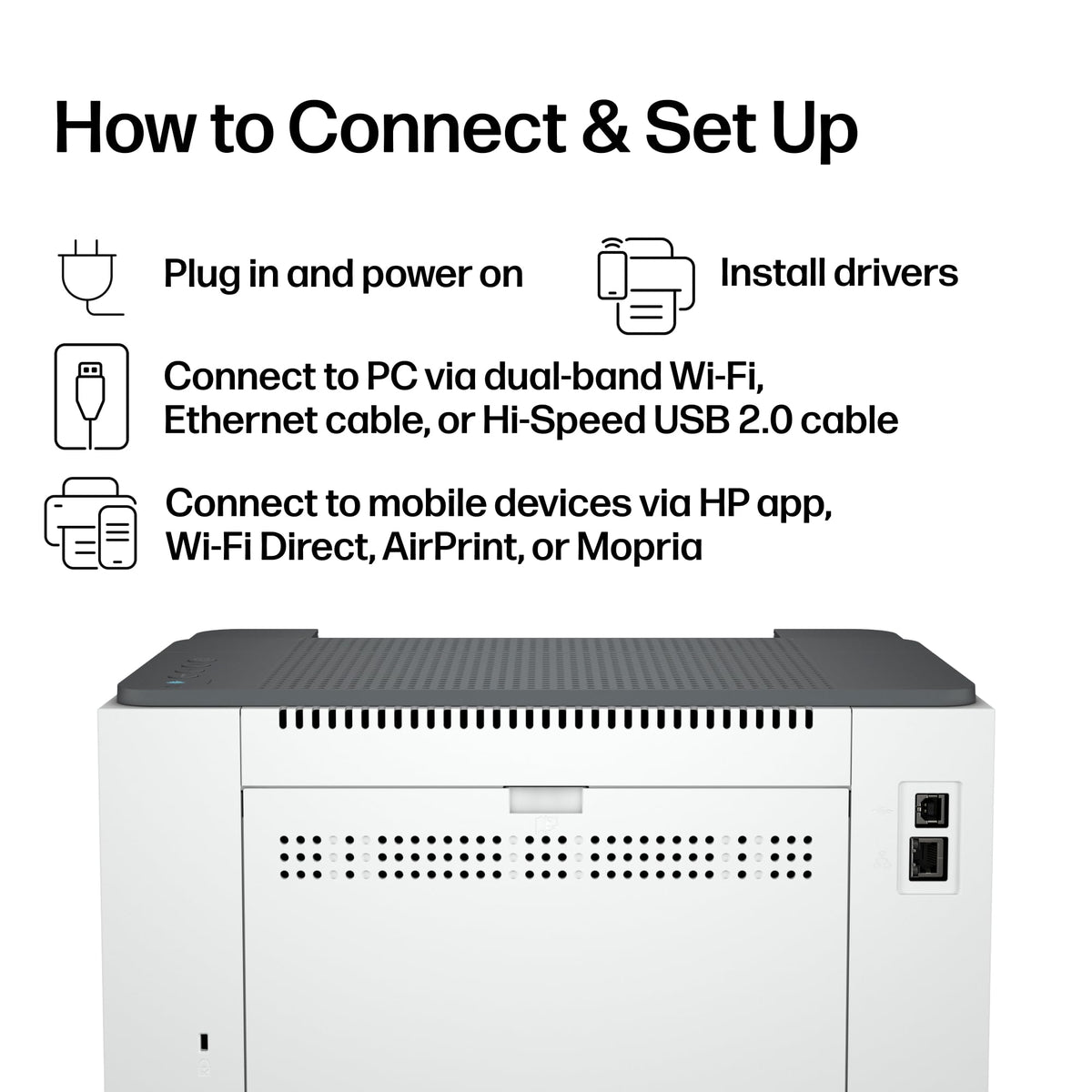 HP LaserJet M209dw Monochrome Laser Printer