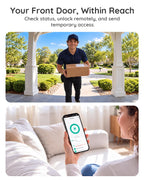 BOIFUN Palm Vein Smart Lock with Camera, WiFi and Doorbell for Front Door