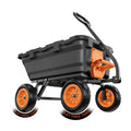 Etoolab Dump Garden Cart 900lb Capacity with 10-Inch Flat-Free Tires