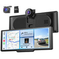 9.26" Wireless Carplay Screen for Car with 4K Dash Cam & HD Backup Camera