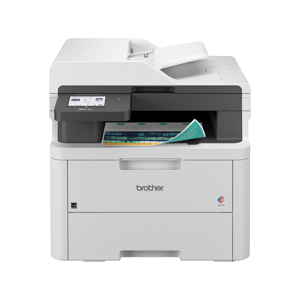 Brother MFC-L3720CDW Wireless Color Laser Printer, Scanner, Copier, Fax, Auto Duplex, 250-Sheet Capacity