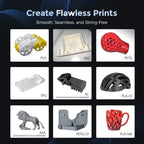 FLASHFORGE Adventurer 5M 3D Printer with Fully Auto Leveling, Max 600mm/s High Speed Printing, 280°C Direct Extruder with 3S Detachable Nozzle, CoreXY All Metal Structure, Print Size 220x220x220mm