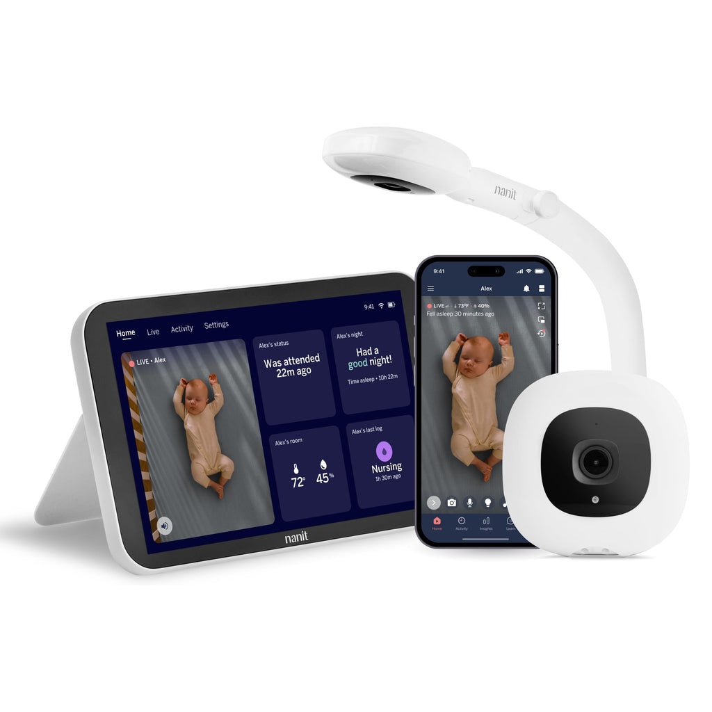 Nanit Smart Baby Video Monitor - Camera & Floor Stand - 1080p Wi-Fi Camera