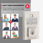 Kwikset SmartCode 260 Keyless Entry Electronic Keypad Deadbolt Door Lock