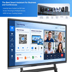 75" AI Pro Smart Board for Classroom & Office, Android 16 & Win 11 16G RAM+256G ROM, 48MP Camera Build in 4K UHD Interactive Whiteboard with Touchscreen & 8 Mic Array,Electronic Whiteboard for Meeting