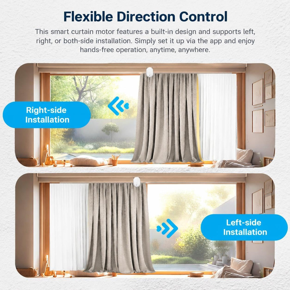 Smart Curtain Motor Slide-Out Remote Opener