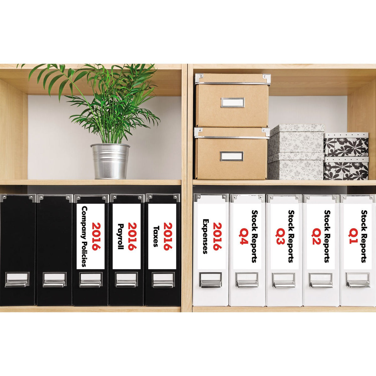 Brother QL-810W Professional Label Printer, USB & WiFi, Ultra-Fast 110 Labels per Minute, Monochrome, Black & Red, Standard Address