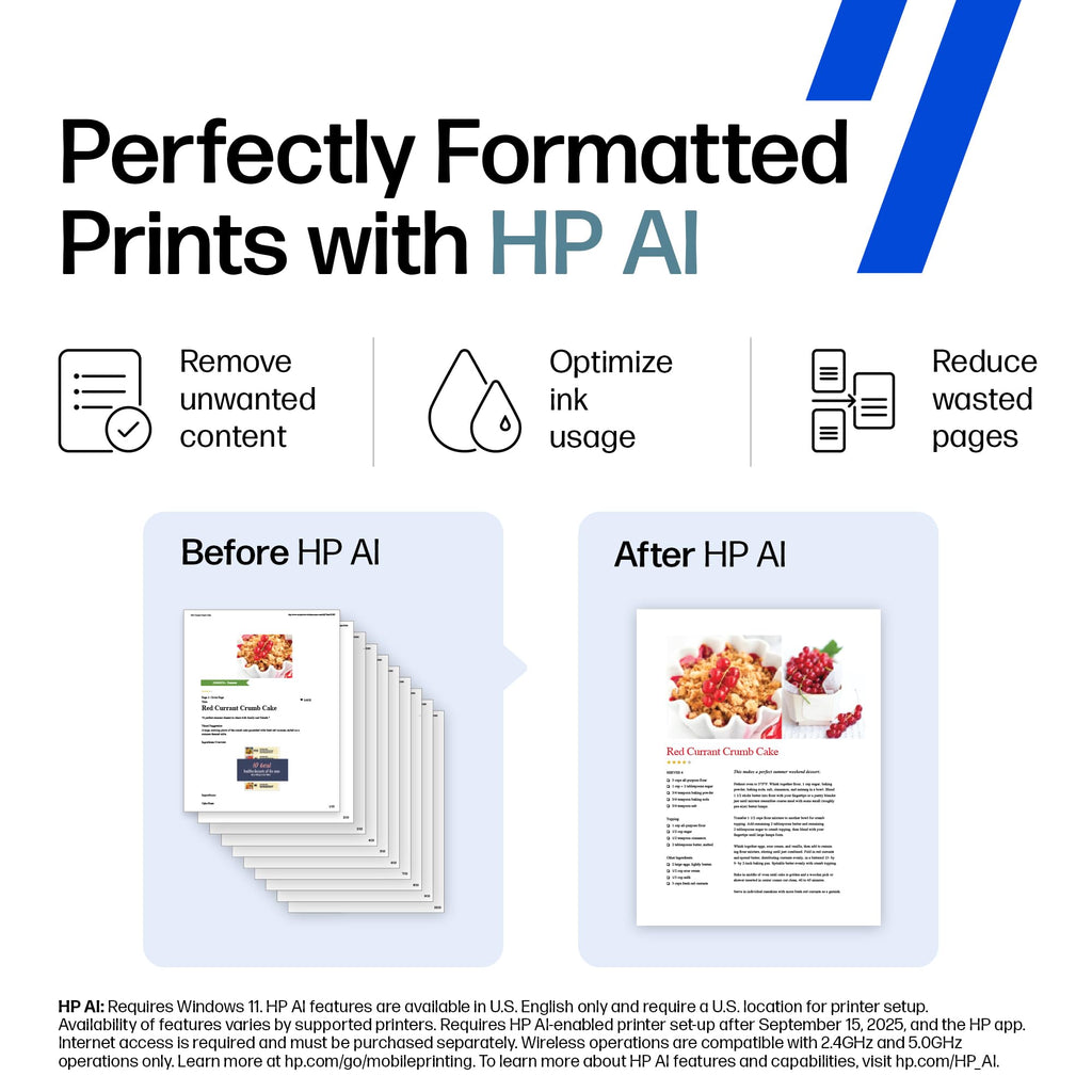 HP DeskJet 4255e Color Inkjet Printer | Wireless | All-in-One