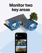 Tapo 2K Outdoor Pan/Tilt Wireless Security Camera, C610 KIT(2-Pack)