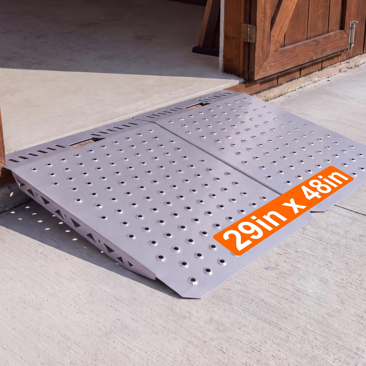 29" x 48" Shed Ramp Kit, Heavy Duty Shed Ramp 48" Wide