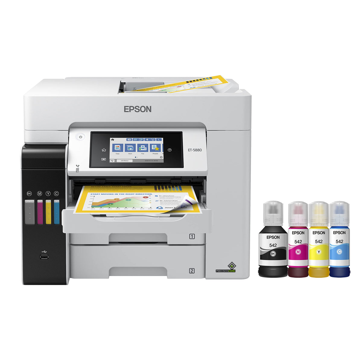 Epson EcoTank Pro ET-5800 Wireless Color All-in-One Supertank Printer