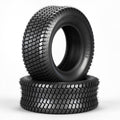24x9.50-12 Lawn Mower Tires, 4 Ply Tubeless, Set of 2