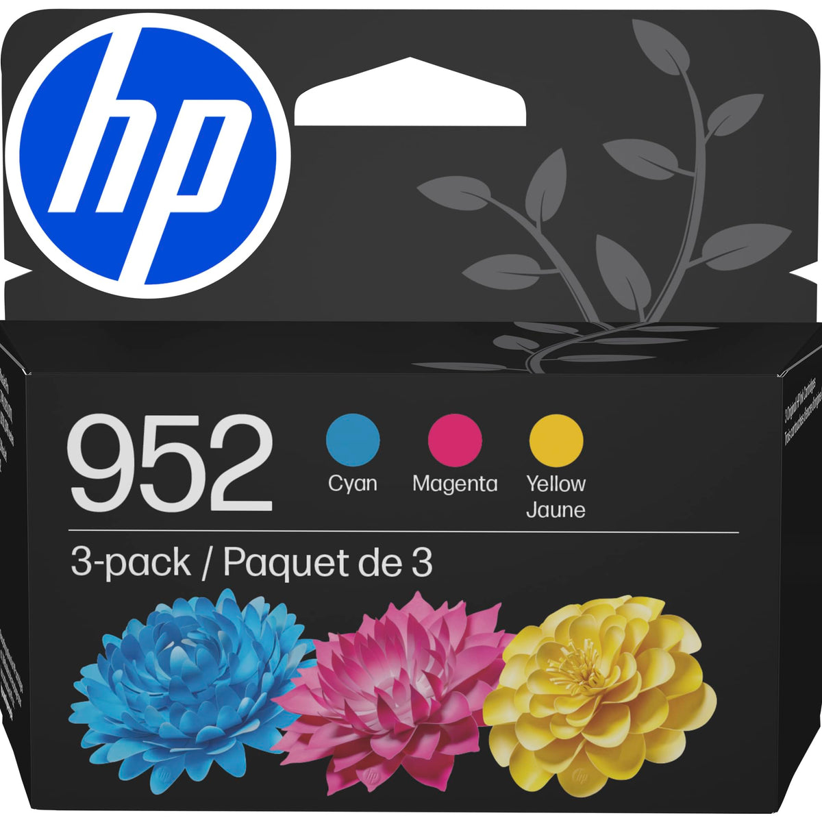 HP 952XL Black + 952 Cyan, Magenta, Yellow Ink | Works with Printer Series: OfficeJet 8702, OfficeJet Pro 7720, 7740, 8210, 8710, 8720, 8730, 8740 | N9K28AN
