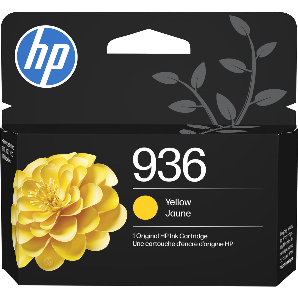 HP 936 Black, Cyan, Magenta, Yellow Ink Cartridges (4-Pack) | Works with OfficeJet 9120, Pro 9110, 9120, 9130, Wide Format 9730 | Eligible for Instant Ink | 6C3Z5LN