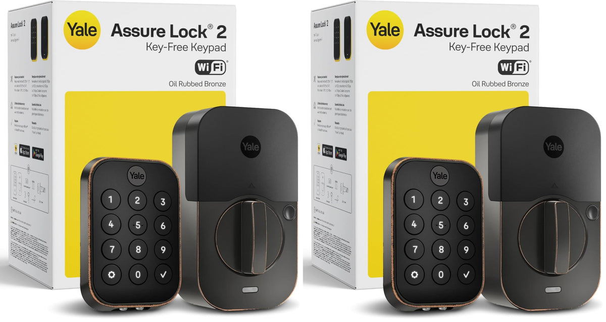 Yale Bluetooth Smart Lock Deadbolt with Keypad, Keyless Entry