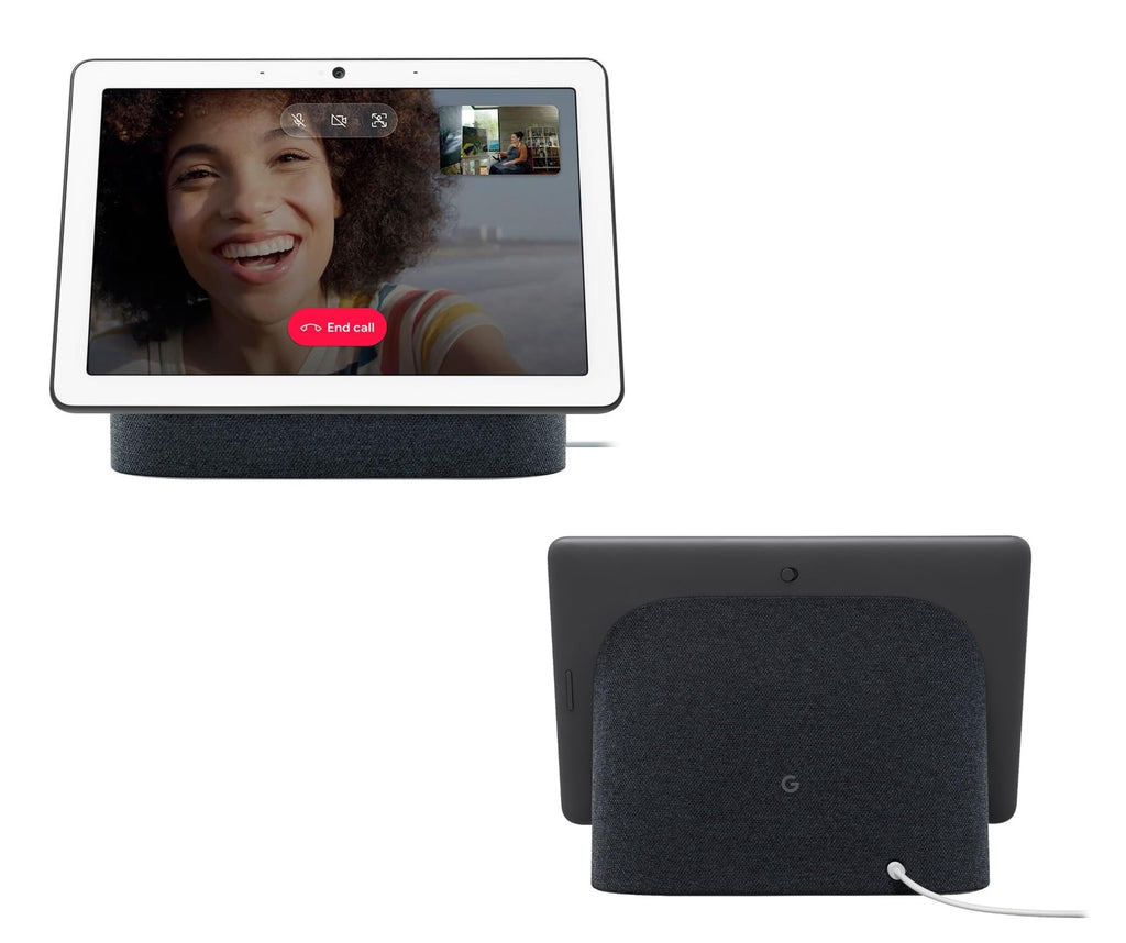 Google Nest Hub Max 10" Smart Display with Google Assistant - Charcoal (renewed)