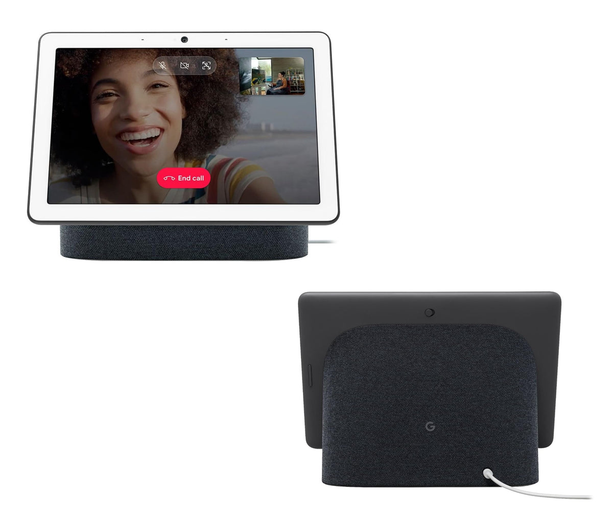 Google Nest Hub Max 10" Smart Display with Google Assistant - Charcoal (renewed)