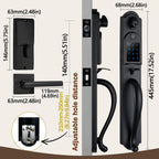 Smart Front Door Lock Set for Outside/Exterior Door, Right Hand