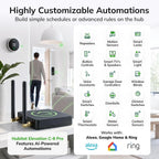 Hubitat Elevation C-8 Pro Smart Home Hub - Z-Wave Zigbee Matter