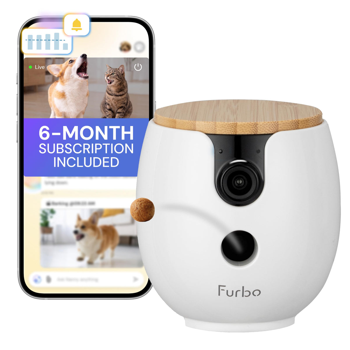 Furbo 360° Dog Camera [Core Features, No Ongoing Cost]