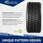 MaxAuto 2PCS 23x10.50-12 Turf Tires 23x10.5x12 Lawn Mower Golf Cart Garden Tractor Tire, 4PR Tubeless