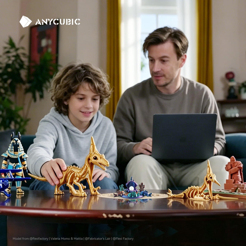 Anycubic Kobra X Multicolor 3D Printer, Easy Setup, Native 4-Color