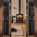 Smart Keypad Handleset Double Door Black