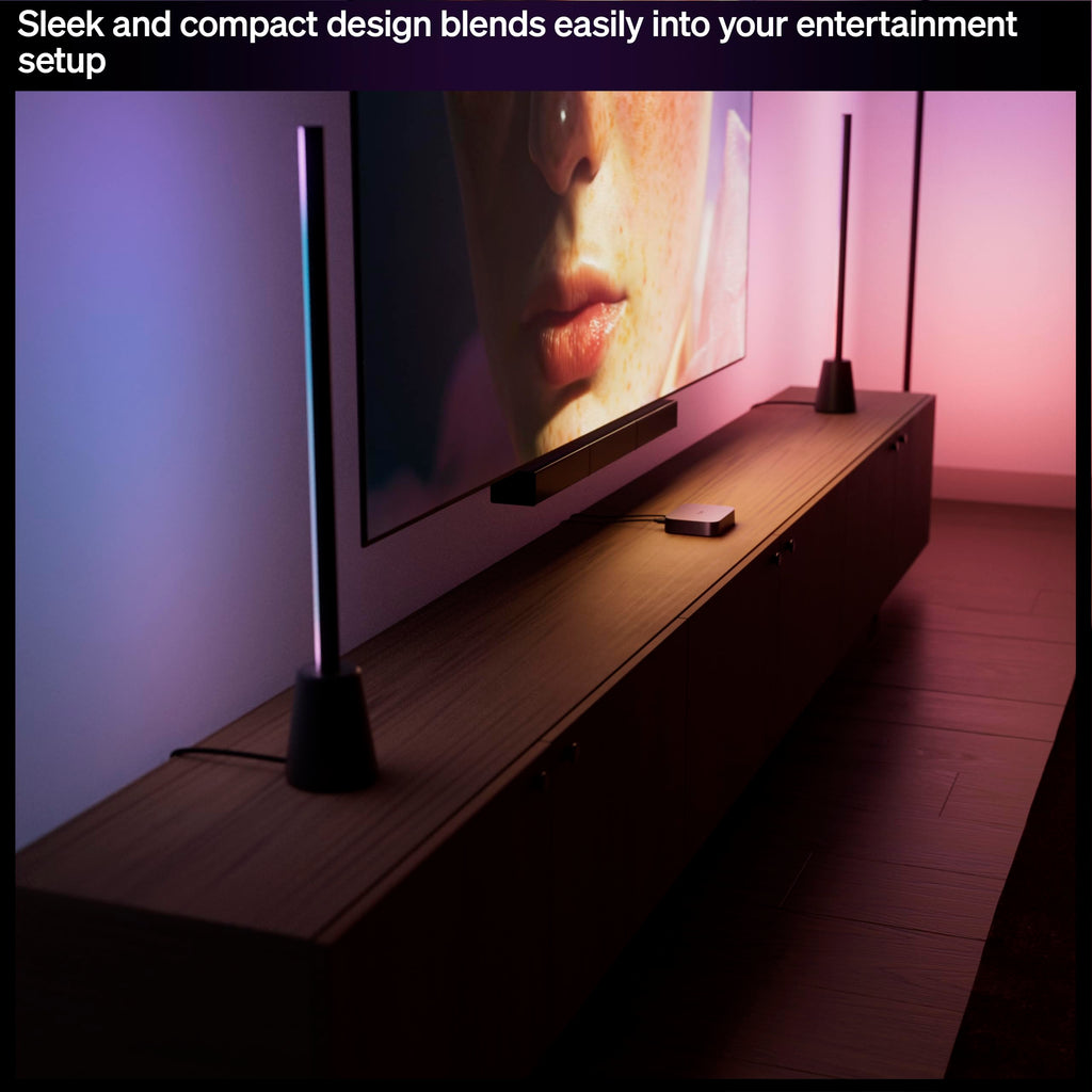 Philips Hue Play HDMI Sync Box 4K, Smart Lighting, Immersive Entertainment