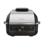 Ninja Foodi Smart 6-in-1 Indoor Grill & Air Fryer, 4 Qt, Black/Grey, FG551
