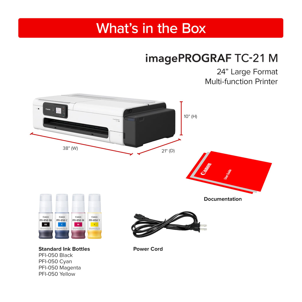 Canon imagePROGRAF TC-21M – 24" Large Format Multifunction Printer