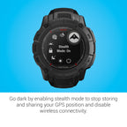 Garmin Instinct® 2X Solar Tactical, Rugged Outdoor Smartwatch, 50mm, Black