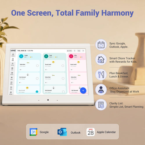 2026 New Upgraded Smart Digital Calendar, Family Planner No Subscription