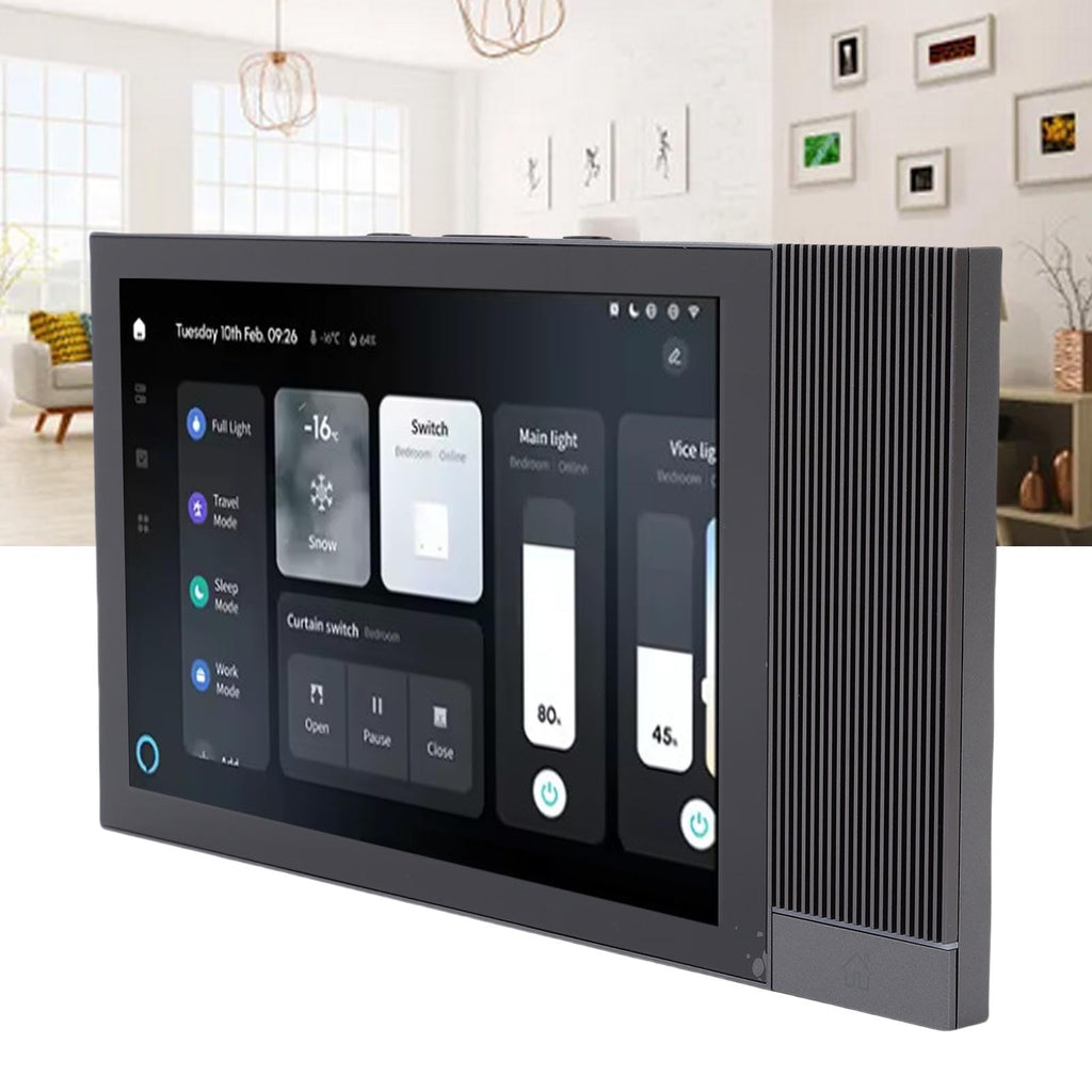 Smart Screen, 8 Inch Wall Mounted Touchscreen Smart Home Hub Smart Home Music Touchscreen Control Smart Scene Wall Panel for Home
